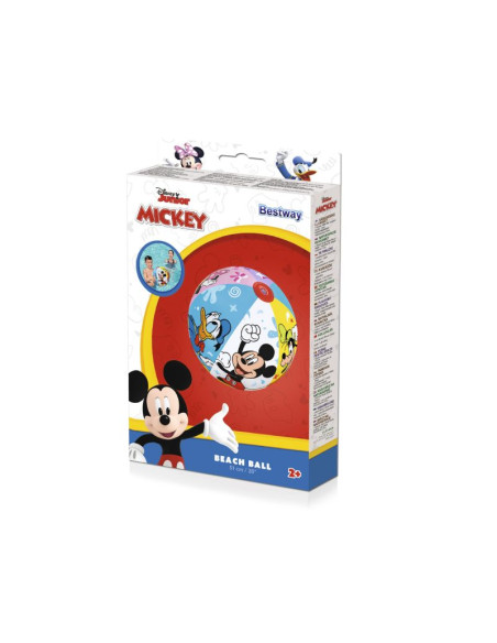 Piłka dmuchana 91098 disney junior: mickey&friends beach ball