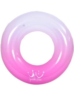 Kółko do pływania tęczowe 90cm 35100 różowy