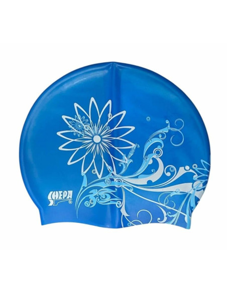 Czepek kąpielowy silikonowy shepa grafika niebieski b4