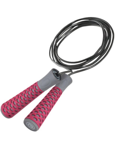 Skakanka fitness pvc 300cm różowa enero fit