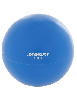 Piłka wagowa z obciążeniem 1kg niebieska enero fit 2