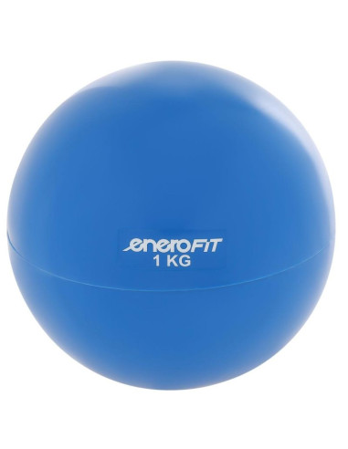Piłka wagowa z obciążeniem 1kg niebieska enero fit