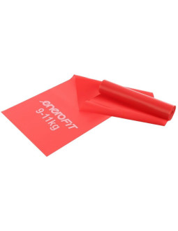 Taśma treningowa do ćwiczeń pilates 2000x150x0,30mm 9-11kg czerwona 2