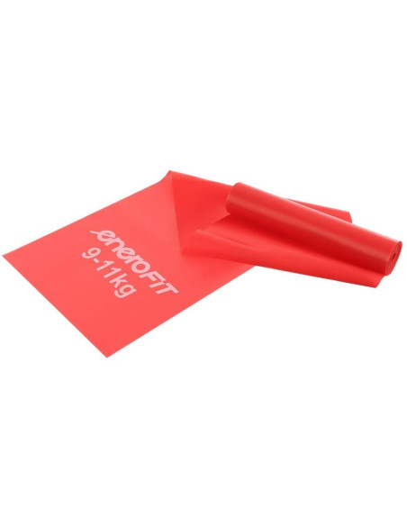 Taśma treningowa do ćwiczeń pilates 2000x150x0,30mm 9-11kg czerwona