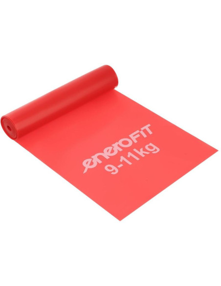 Taśma treningowa do ćwiczeń pilates 2000x150x0,30mm 9-11kg czerwona