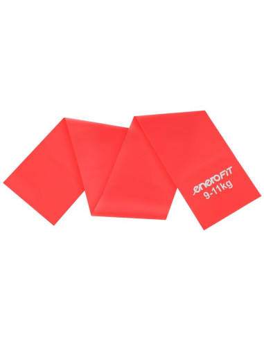 Taśma treningowa do ćwiczeń pilates 2000x150x0,30mm 9-11kg czerwona