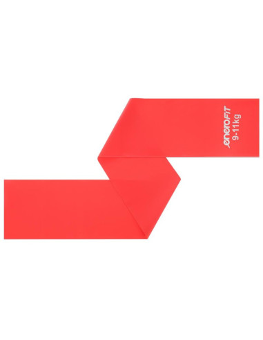 Taśma treningowa do ćwiczeń pilates 2000x150x0,30mm 9-11kg czerwona