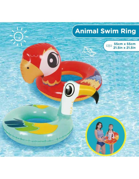 Kółko do pływania zwierzątka 55cm 35187 tucan