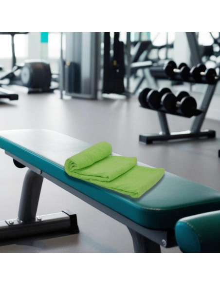 Ręcznik szybkoschnący z workiem do przechowywania sportowy 80x40cm dunlop zielony