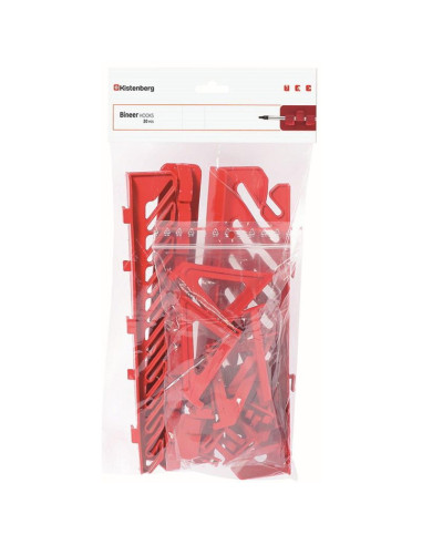 Zestaw wieszaków uchwytów do tablicy warsztatowej 20szt kistenberg