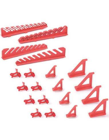 Zestaw wieszaków uchwytów do tablicy warsztatowej 20szt kistenberg