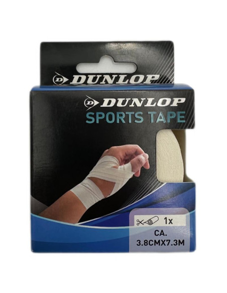 Taśma tejp tape sportowa kinesiologiczna 7,3mx3,8cm dunlop biała