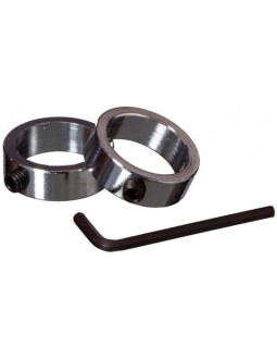 Zaciski pierścienie na gryf chrom kpl 2 szt best sporting fi30