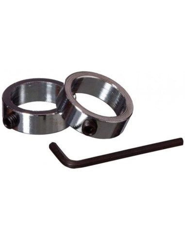 Zaciski pierścienie na gryf chrom kpl 2 szt best sporting fi30