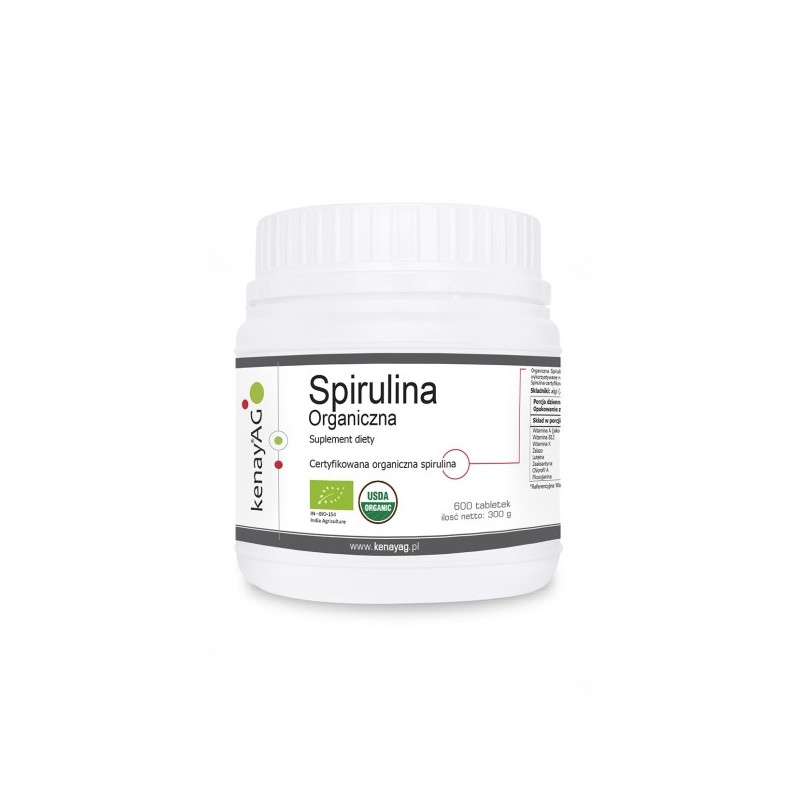 EKO Organiczna Spirulina (600 tabl.)