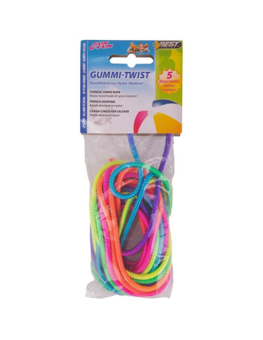 Guma treningowa do skakania 500cm best sporting multikolor