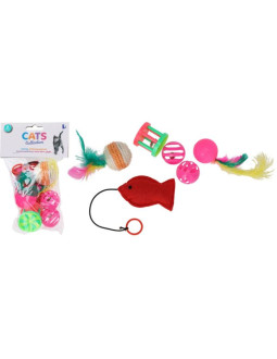 Zestaw zabawek dla kota 6szt
