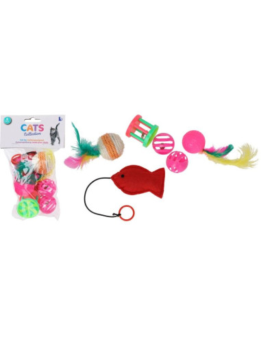 Zestaw zabawek dla kota 6szt