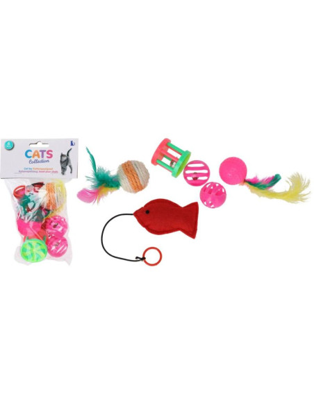 Zestaw zabawek dla kota 6szt