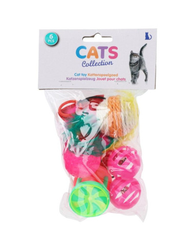 Zestaw zabawek dla kota 6szt