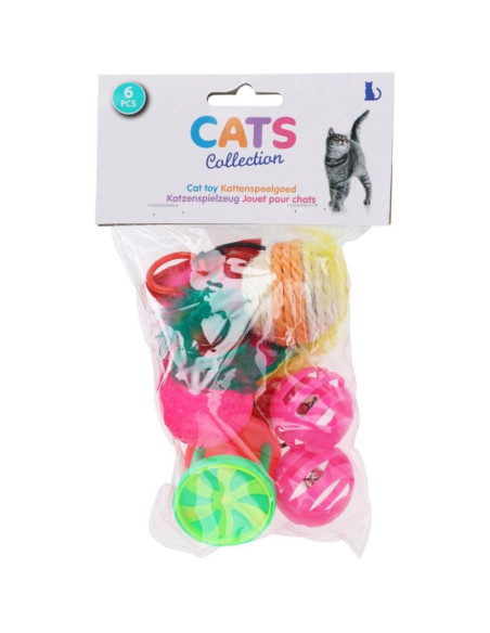 Zestaw zabawek dla kota 6szt