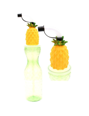 Bidon butelka sportowa ze słomką 500 ml zielony excellent houseware