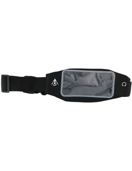 Sportowa wodoszczelna saszetka nerka do biegania okienko na telefon dunlop czarna