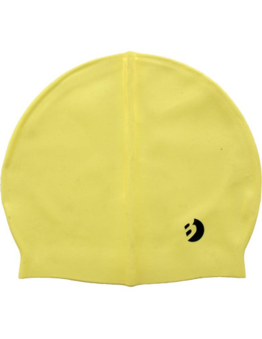 Czepek silikon senior żółty best sporting