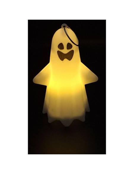 Zawieszka breloczek dekoracyjny duch led z muchą