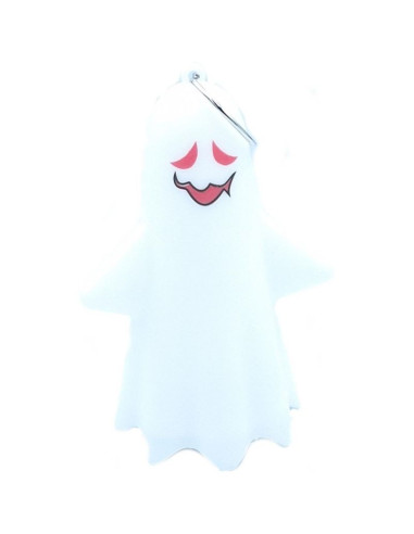 Zawieszka breloczek dekoracyjny duch led czerwone oczy