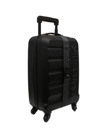 Uniwersalny pas zabezpieczający do walizki spinający 180x5cm na szyfr proworld czarny