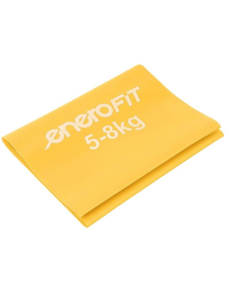 Taśma treningowa do ćwiczeń pilates 2000x150x0,25mm 5-8kg żółta