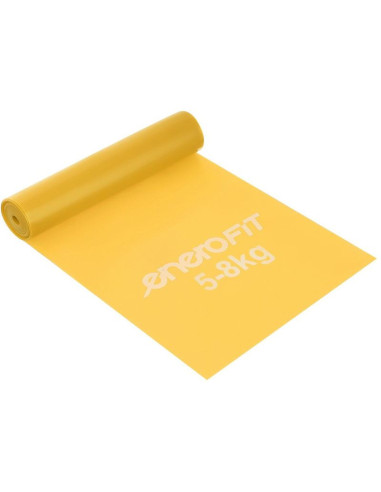 Taśma treningowa do ćwiczeń pilates 2000x150x0,25mm 5-8kg żółta