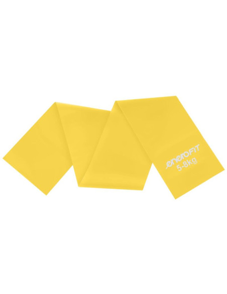 Taśma treningowa do ćwiczeń pilates 2000x150x0,25mm 5-8kg żółta