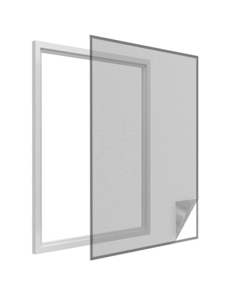 Moskitiera okno 150x180 czarna poliester+taśma rzep