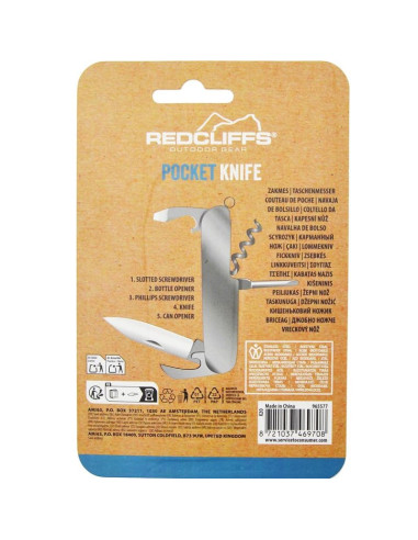 Zestaw survivalowy turystyczny scyzoryk 5w1