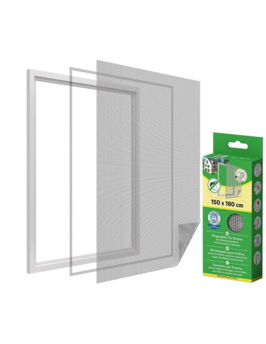 Moskitiera okno 150x180 biała poliester+taśma rzep