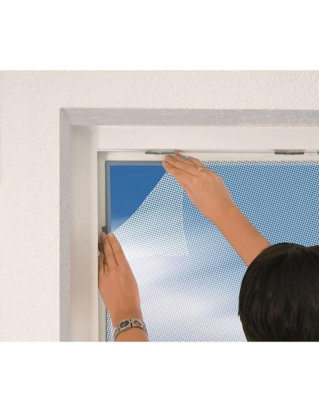 Moskitiera okno 150x180 biała poliester+taśma rzep