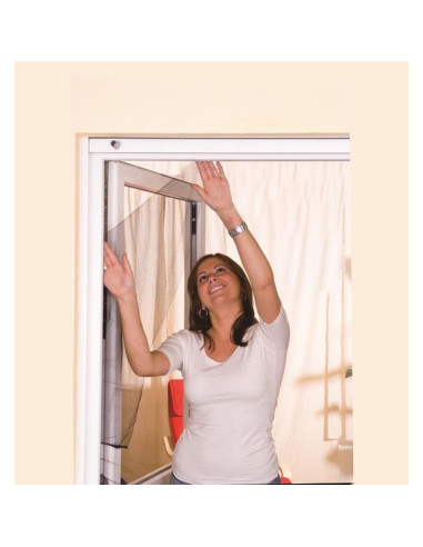 Moskitiera okno 150x180 biała poliester+taśma rzep