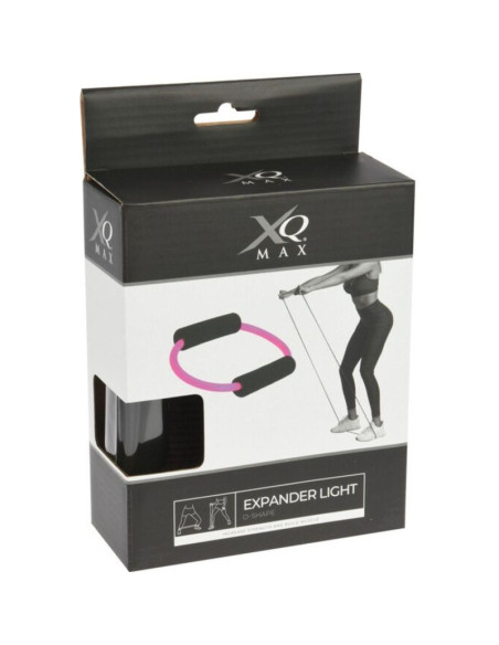 Ekspander gumowy piankowe uchwyty xqmax różowy light