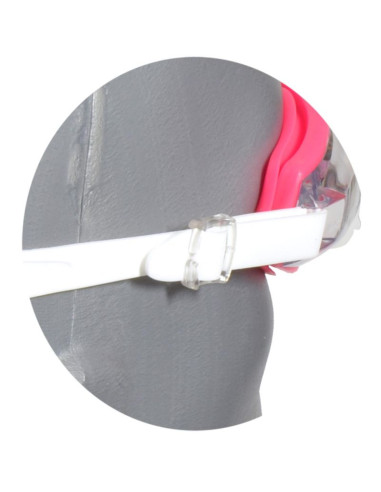 Okularki pływackie z zatyczkami enero różowe