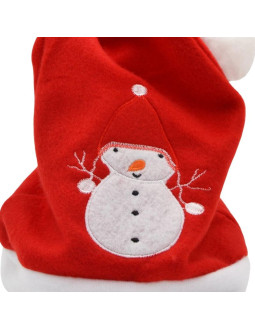 Czapka mikołaja klasyczna 30x40cm bałwan 2