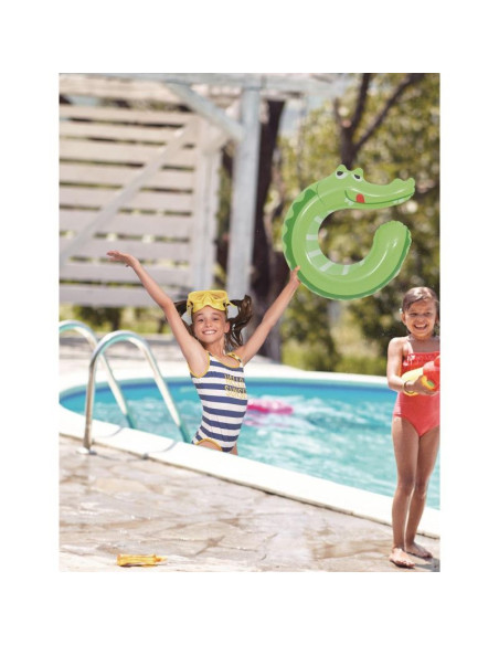 Kółko do pływania zwierzątka 68x59cm krokodyl 35448