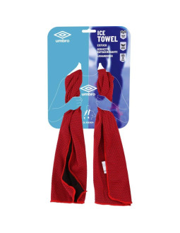 Ręcznik chłodzący sportowy 90x30cm umbro czerwony