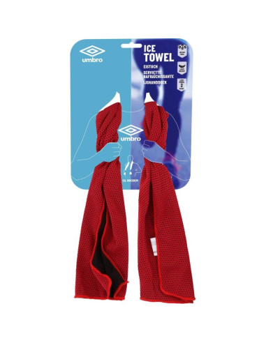 Ręcznik chłodzący sportowy 90x30cm umbro czerwony