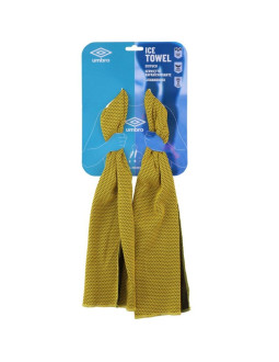 Ręcznik chłodzący sportowy 90x30cm umbro żółty