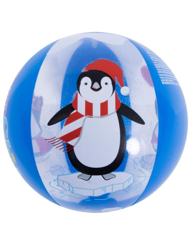 Piłka plażowa dmuchana 50cm pingwin magic ink 53060