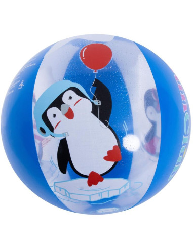 Piłka plażowa dmuchana 50cm pingwin magic ink 53060