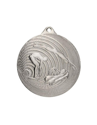 Medal stalowy pływanie fi 70 mmc3074 - srebrny