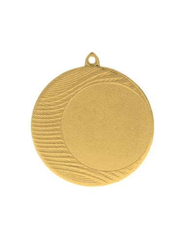 Medal złoty ogólny z miejscem na emblemat 50 mm - medal stalowy